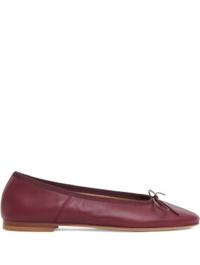 Mansur Gavriel ballet flats dark red